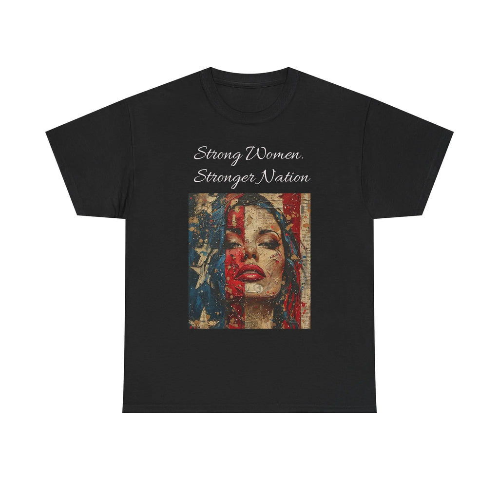 Stylish Retro-Printed Unisex Heavy Cotton Tee, Vintage Art Shirt, Casual Layering Top, Unique Gift for Art Lovers, Relaxed Fit Tee - 250 USA Celebration