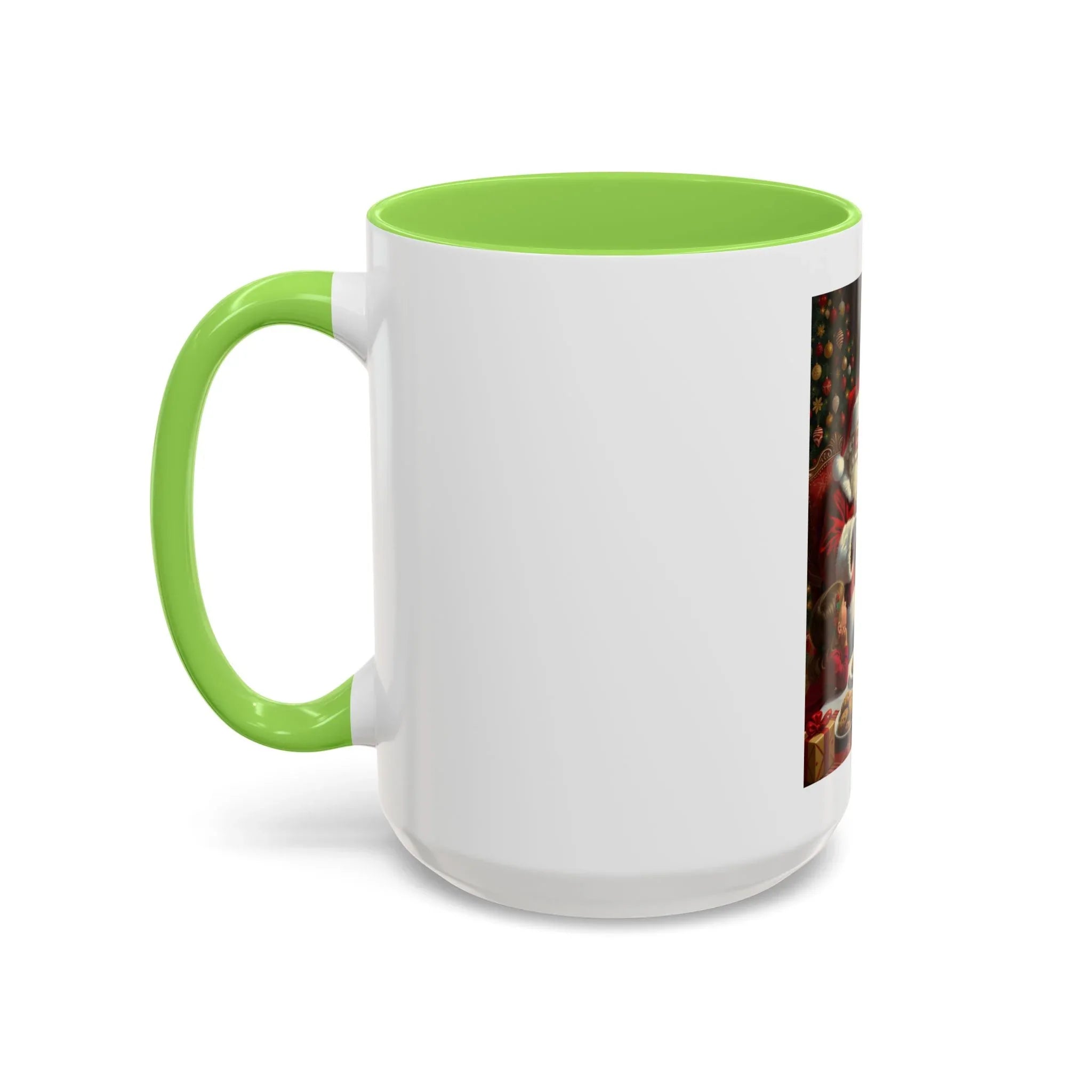 Christmas Santa Mug, Holiday Coffee Mug, Festive Drinkware, Cute Santa Cup, Winter Decor, Gift for Kids - 250 USA Celebration