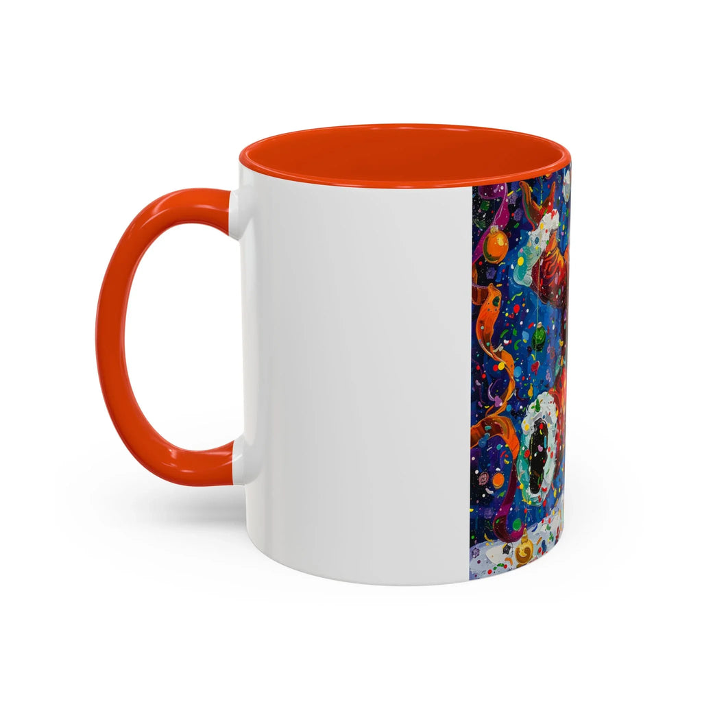 Colorful Mugs (11oz, 15oz) Santa Claus Coffee Cup, Santa Claus Coffee Mug - 250 USA Celebration