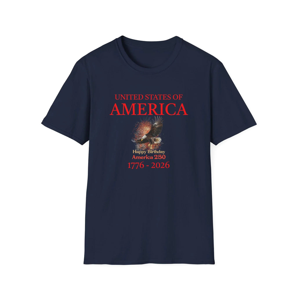 Unisex Softstyle T-Shirt - 250 USA Celebration