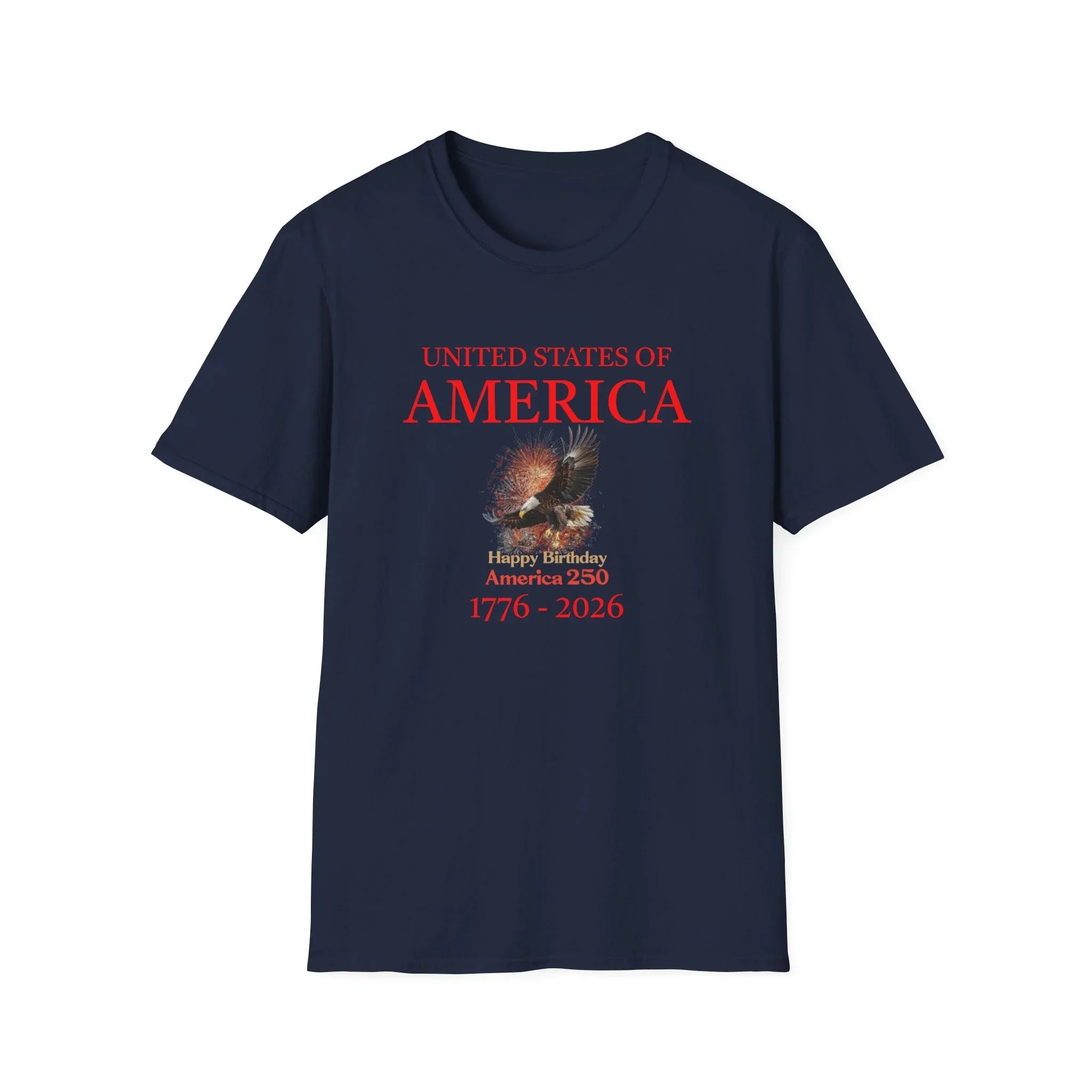 Unisex Softstyle T-Shirt - 250 USA Celebration