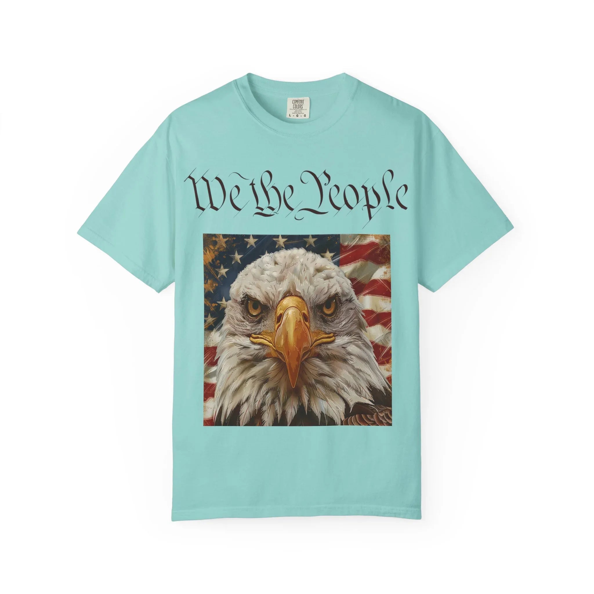 We the People Bald Eagle T-Shirt | American Flag Patriotic Tee, Patriotic T-Shirt, 250 America, America 250 Celebration - 250 USA Celebration