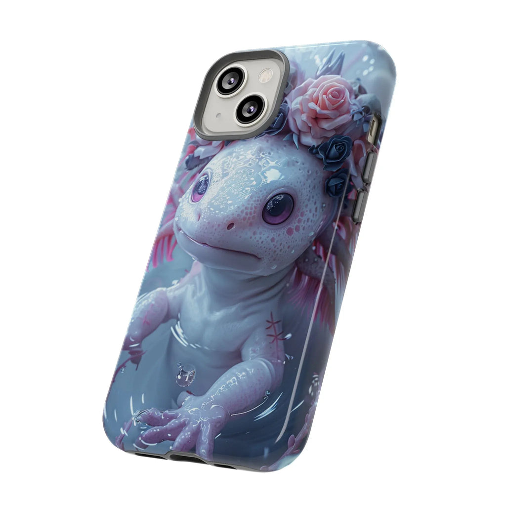 Goth Axolotls Tough Cases | Cute Creepy Axolotl Phone Case, Gloomycore Aesthetic - 250 USA Celebration