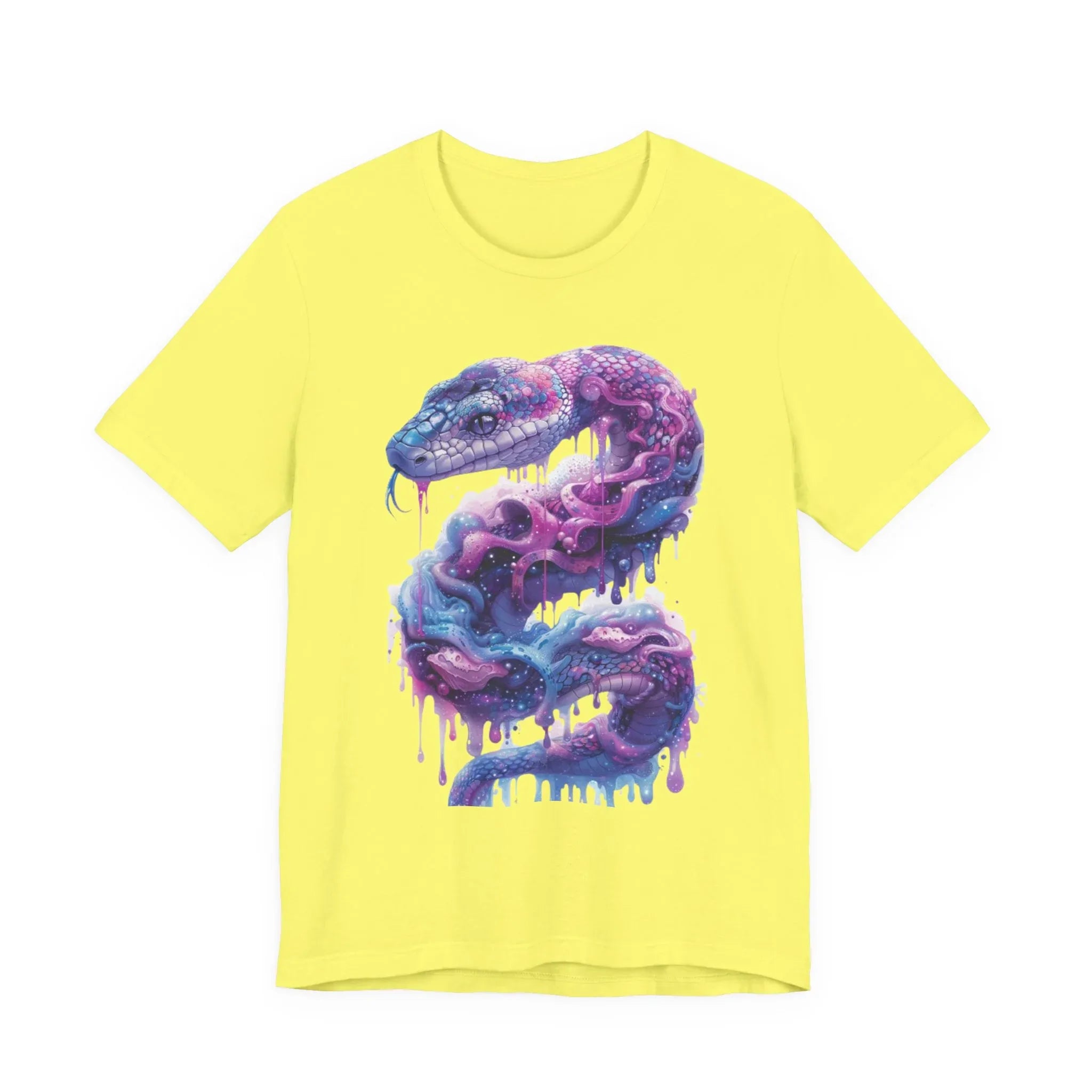 Psychedelic Rainbow Ouroboros Tee | Galaxy Fractal Mushroom Snake - 250 USA Celebration