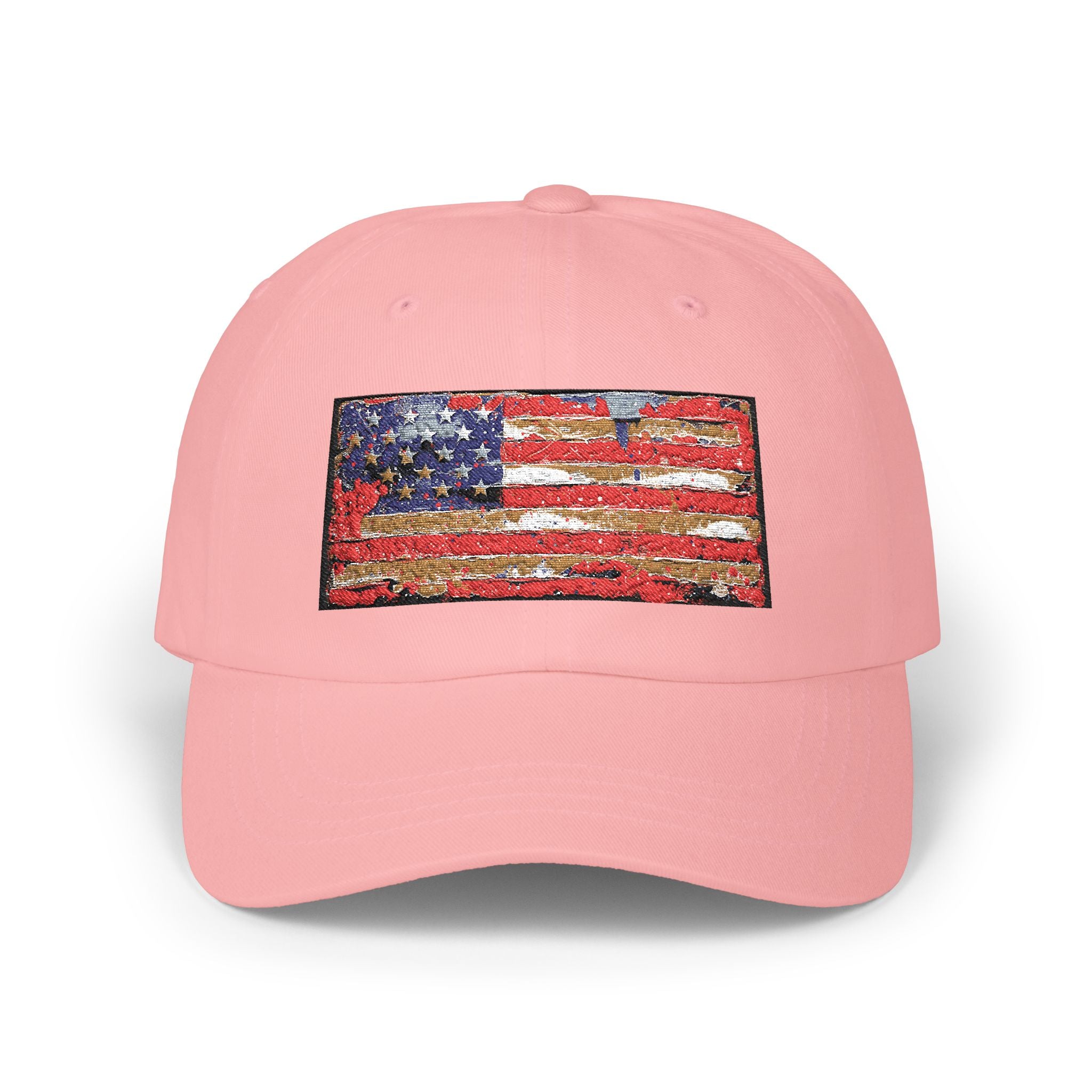 American Sequin Flag Dad Cap – Patriotic Classic Baseball Hat