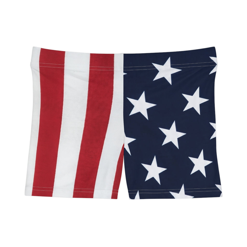 Patriotic Stars and Stripes American Flag Casual Shorts