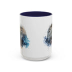 American Bald Eagle watercolor, Coffee Mug | Patriotic flag design - 250 USA Celebration