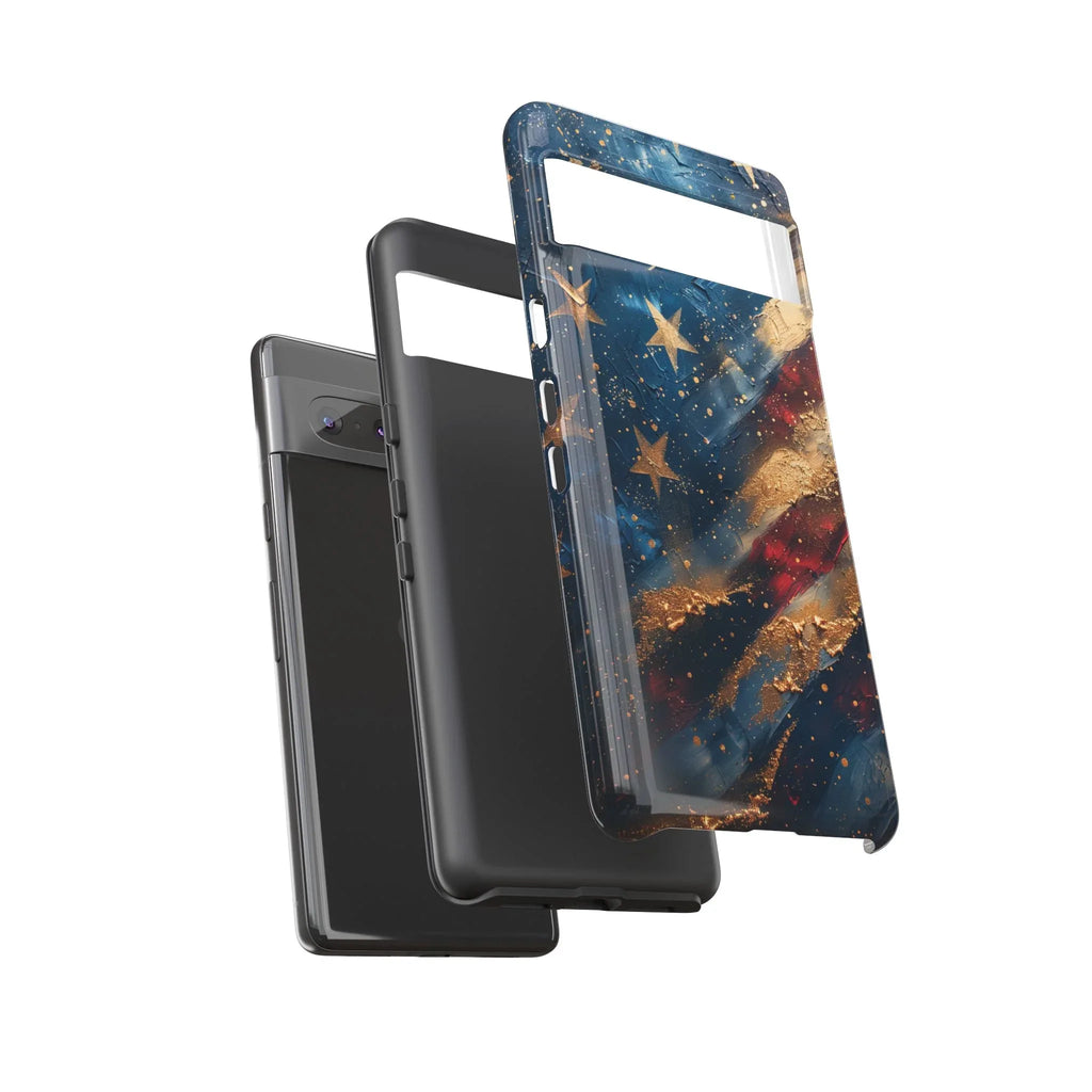 Distressed American Flag phone case | tough cases - 250 USA Celebration