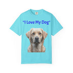 I Love My Dog Labrador Portrait T-shirt | Dog Lover Tee - 250 USA Celebration