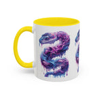 Psychedelic Ouroboros Snake Mug | Rainbow Galaxy Fractal Mushrooms - 250 USA Celebration