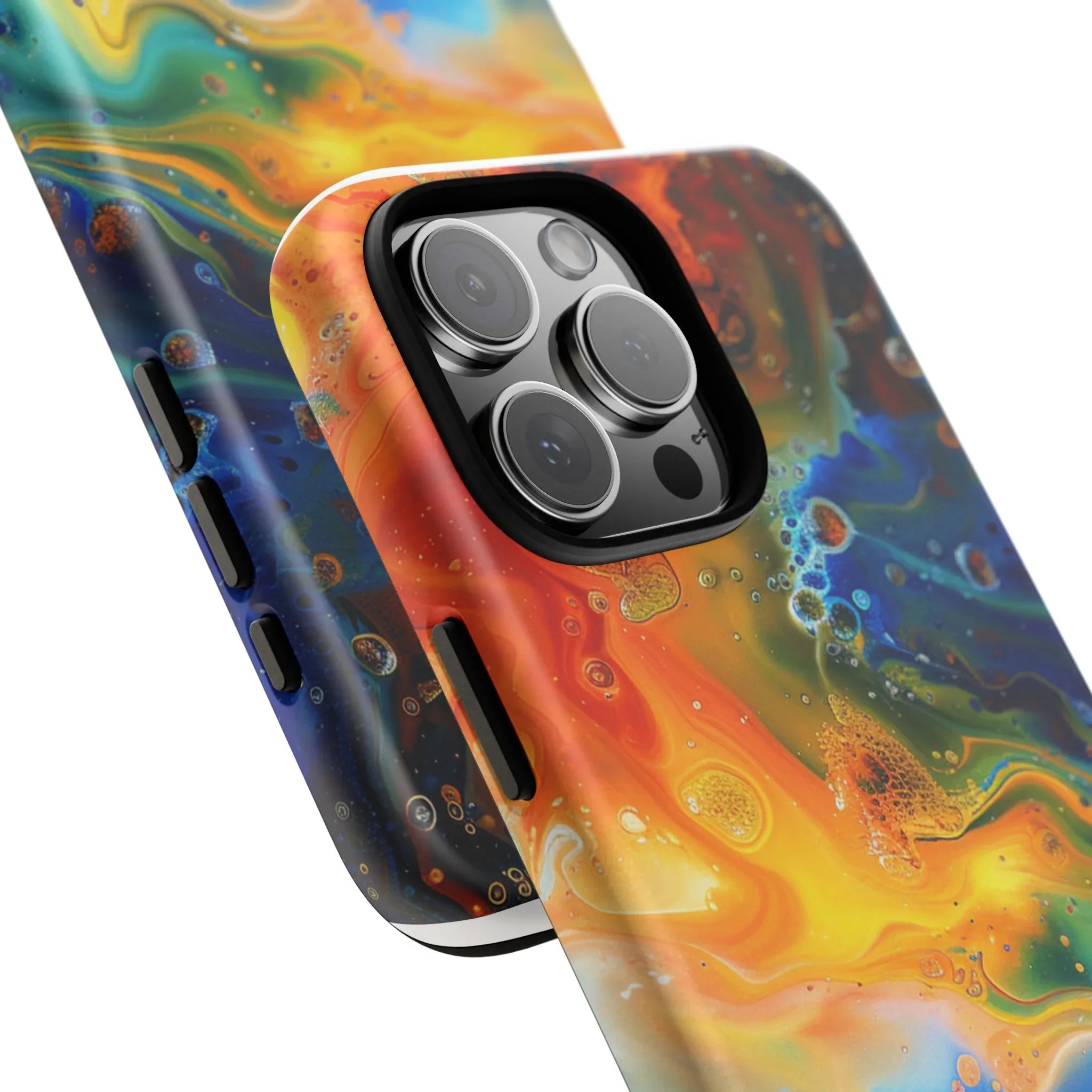 Abstract Colorful Swirl Phone Case | Tough Protective iPhone Cover - 250 USA Celebration