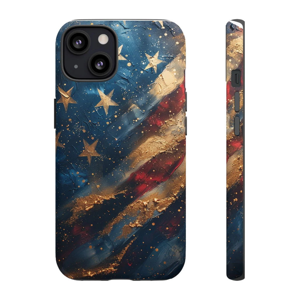 Distressed American Flag phone case | tough cases - 250 USA Celebration