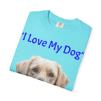 I Love My Dog Labrador Portrait T-shirt | Dog Lover Tee - 250 USA Celebration