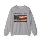 Patriotic American Crewneck Sweatshirt, USA Graphic Tees, Flag T-Shirts, Independence Apparel, Funny Patriotic Shirts, Custom American Tees - 250 USA Celebration
