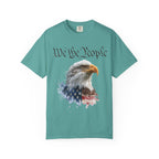 The Guardian of 1776 – Premium 250th Anniversary Portrait Tee - We the People Eagle T‑Shirt — Patriotic American Flag Tee