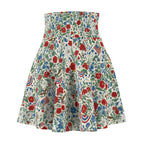 Patriotic Floral Skater Skirt - 1776 Heritage Style