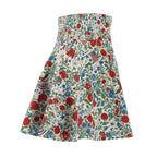 Patriotic Floral Skater Skirt - 1776 Heritage Style