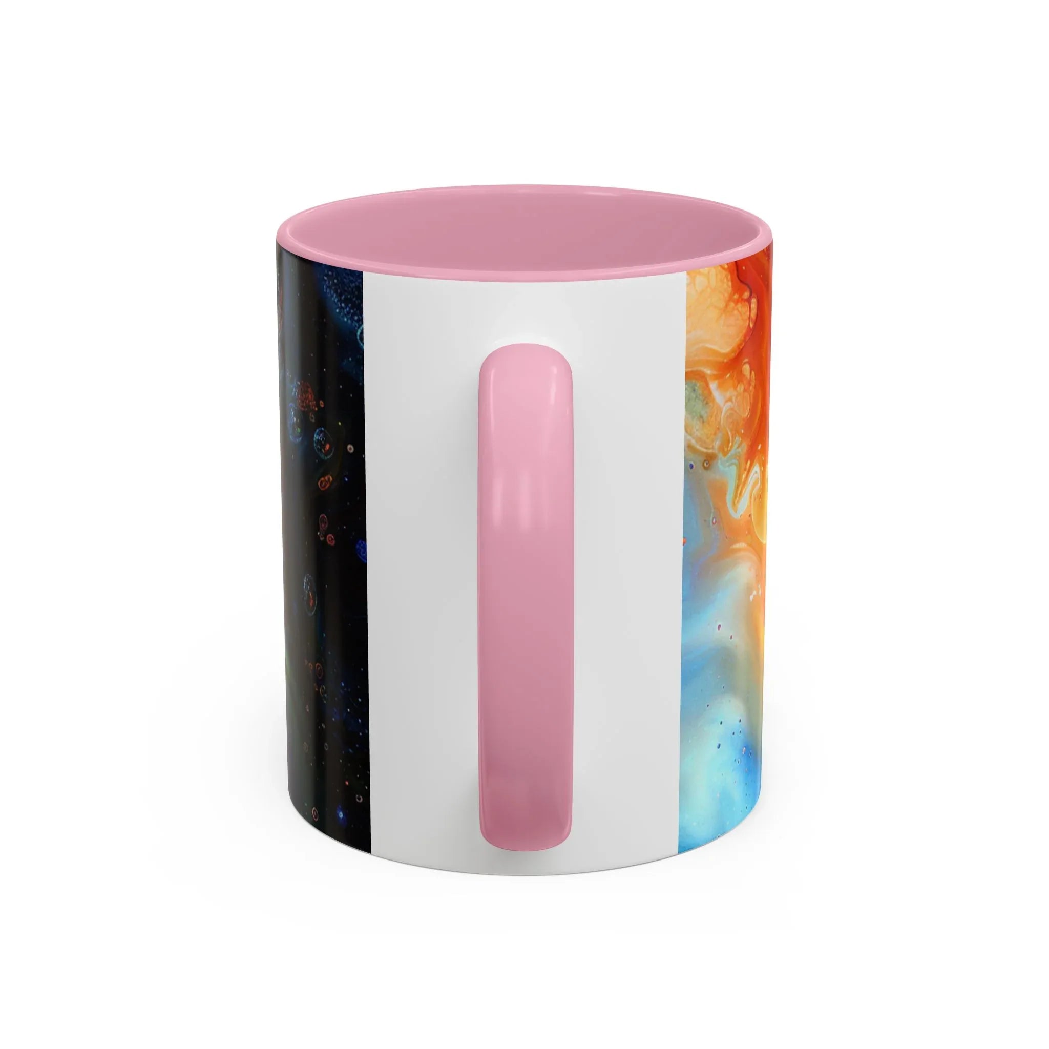Colorful Mugs (11oz, 15oz) Intense abstract oil splat- coffee cup - 250 USA Celebration