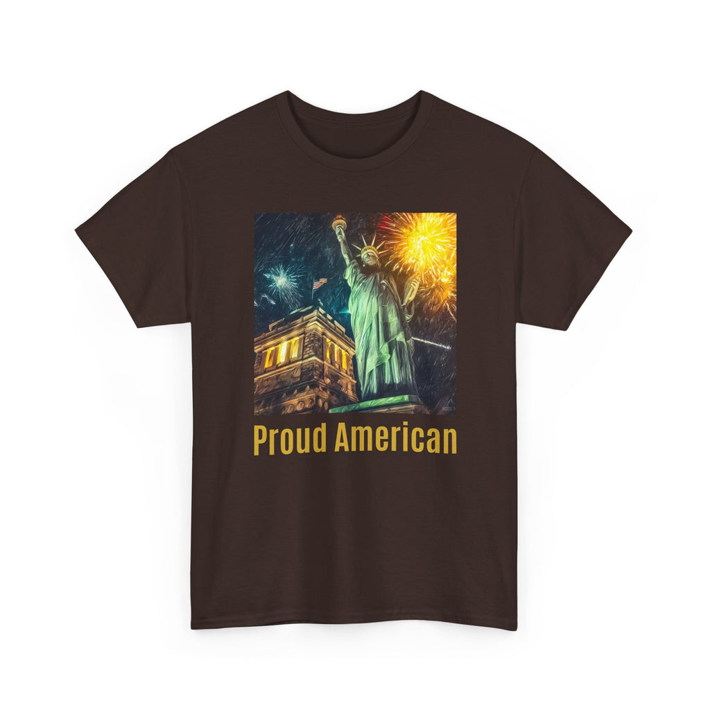 Bald Eagle Illustration Happy Birthday America 250 T-Shirt | Patriotic Eagle Tee
