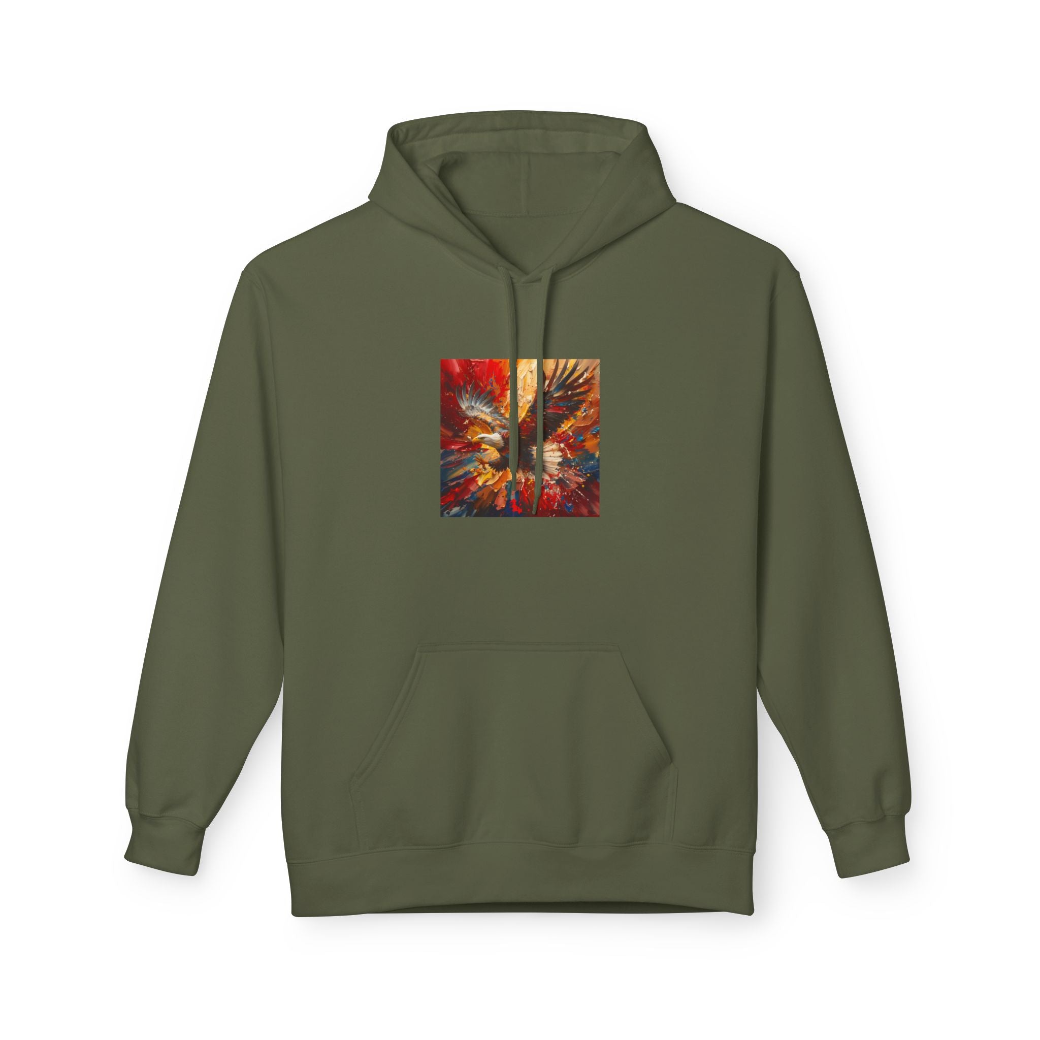 USA 250 Patriotic Hoodie with American Flag & Fireworks