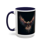 Fiery Flying Eagle Mug | Accent Coffee Mug 11oz 15oz - 250 USA Celebration