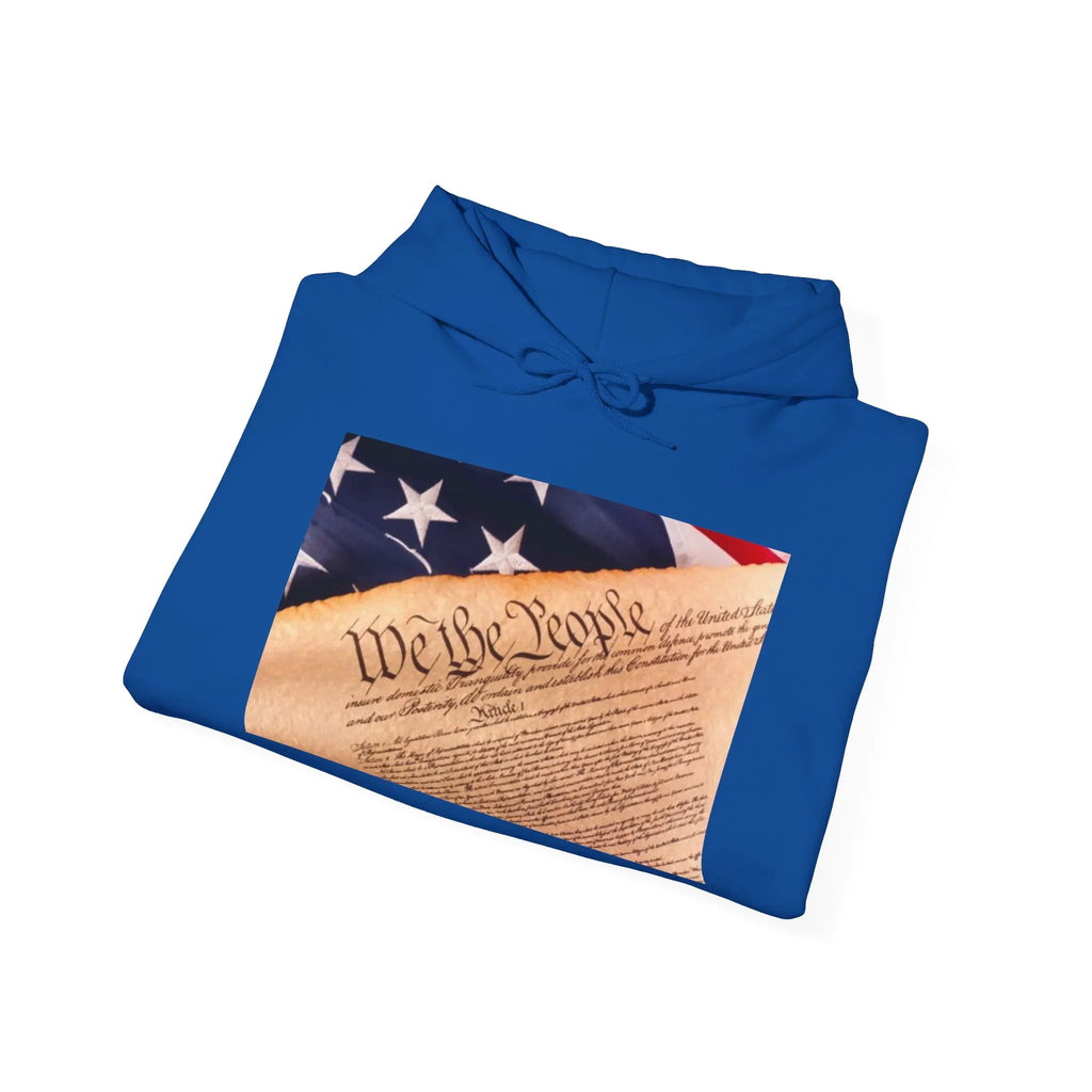 We the People Constitution Hoodie | American Flag Patriotic Sweatshirt - 250 USA Celebration