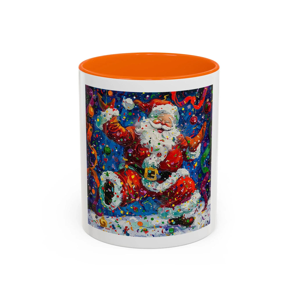 Festive Santa Coffee Mug, Christmas Mug, Holiday Gift Mug, Santa Claus Cup, Winter Decor - 250 USA Celebration
