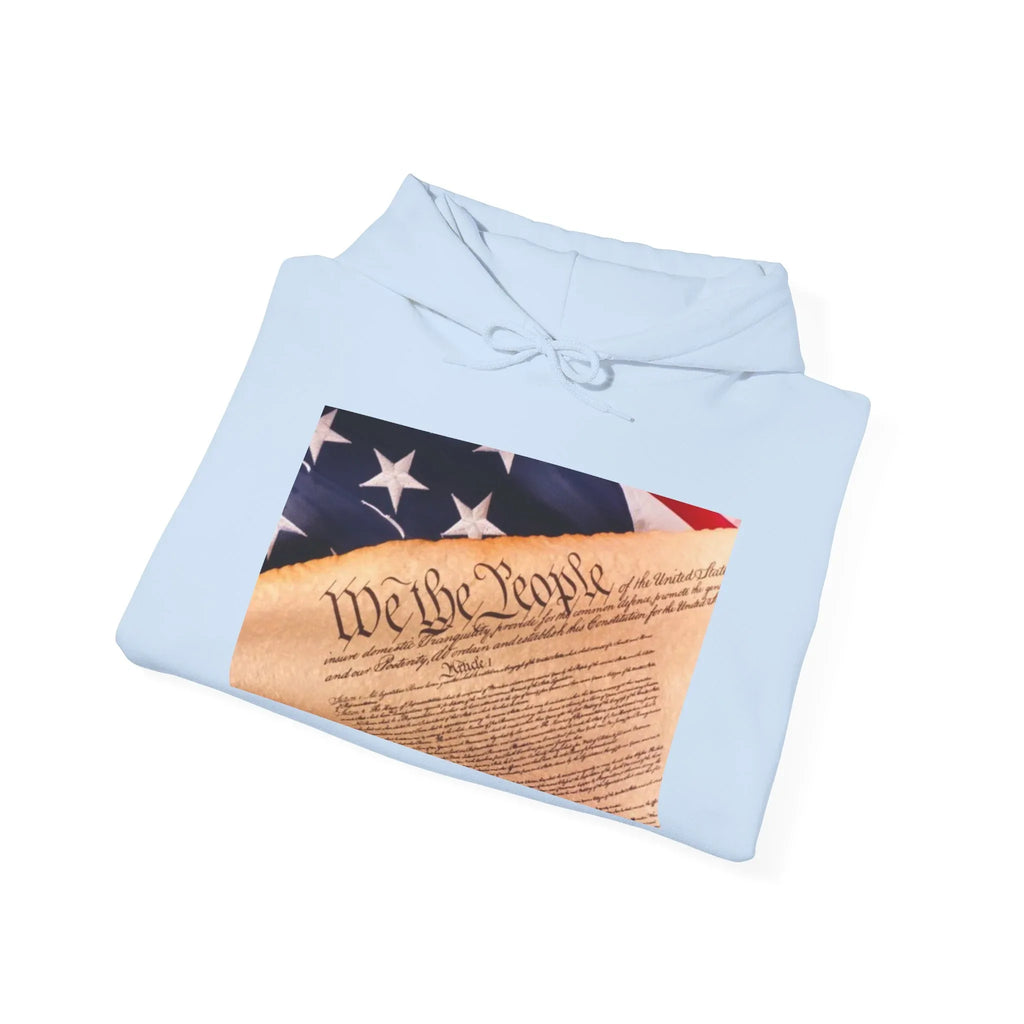 We the People Constitution Hoodie | American Flag Patriotic Sweatshirt - 250 USA Celebration