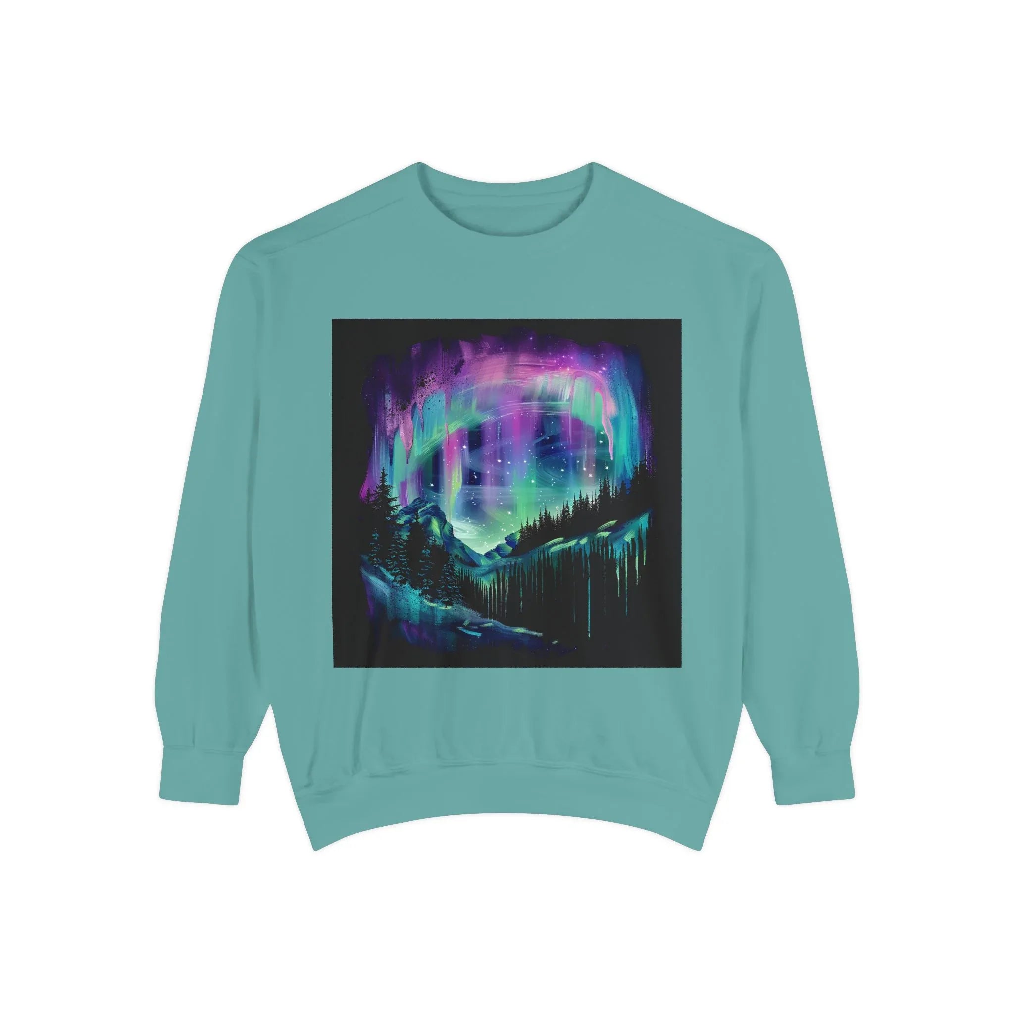 Aurora Borealis Sweatshirt | Northern Lights, northern lights t-shirt, aurora borealis tee, northern lights apparel, aurora borealis shirt - 250 USA Celebration