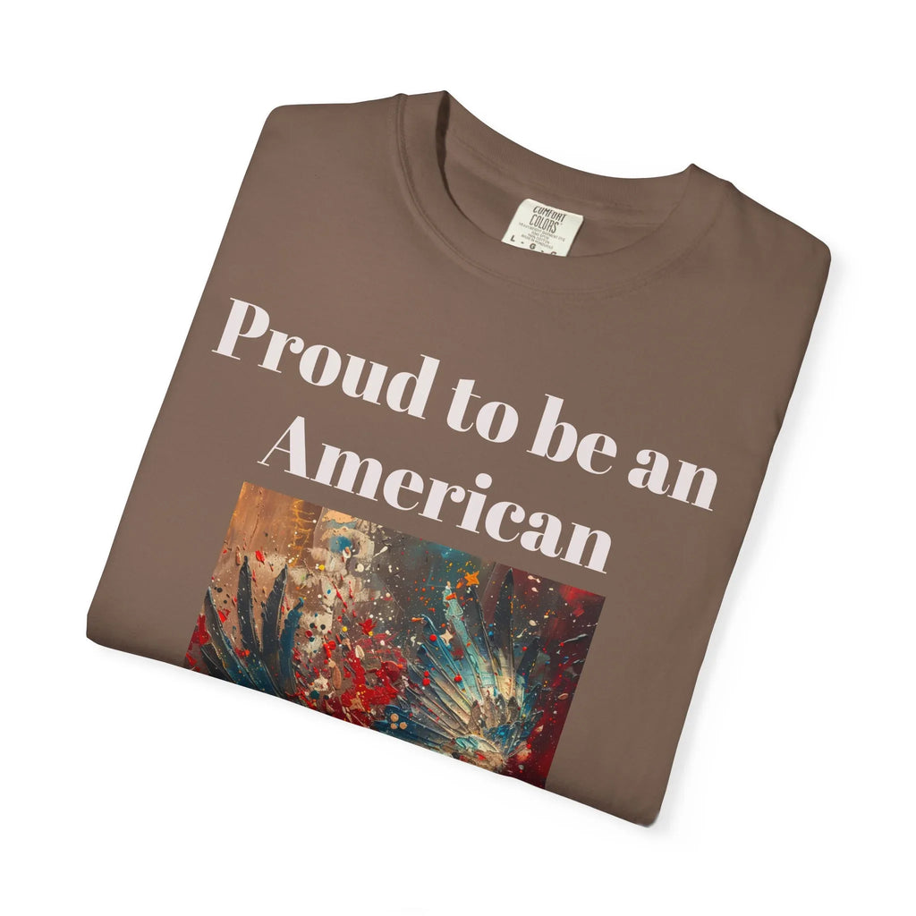 Patriotic Eagle T-Shirt, Proud to be an American Tee, Unisex Graphic T-Shirt, Independence Day Gift, Casual Wear, Eagle Design Shirt - 250 USA Celebration