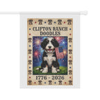 Clifton Ranch Custom AI Pet Flag - 1776-2026 House Banner