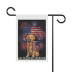 Official USA 250th Anniversary Golden Retriever Flag