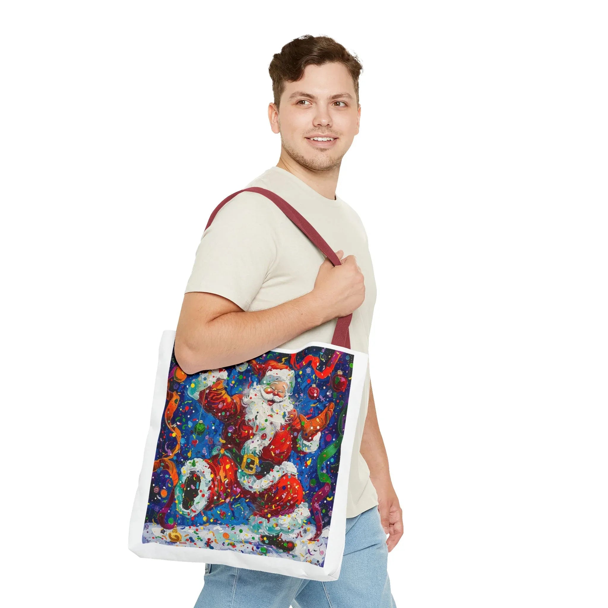 Christmas T-Shirts, Holiday Tote Bag, Christmas, Funny Christmas Shirts, Family Christmas Matching Outfits, Custom Christmas Tees - 250 USA Celebration