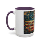 Liberty Statue American Flag Coffee Mug — Patriotic Vintage Accent Mug (11/15oz)