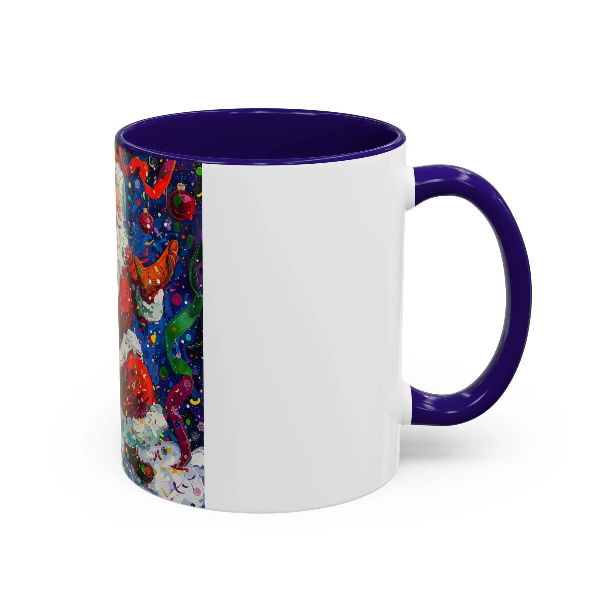 Colorful Mugs (11oz, 15oz) Santa Claus Coffee Cup, Santa Claus Coffee Mug - 250 USA Celebration