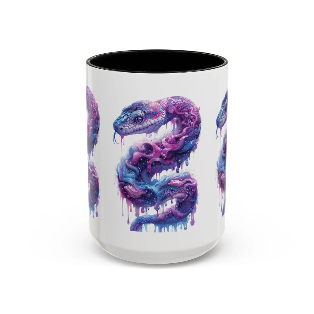 Psychedelic Ouroboros Snake Mug | Rainbow Galaxy Fractal Mushrooms - 250 USA Celebration