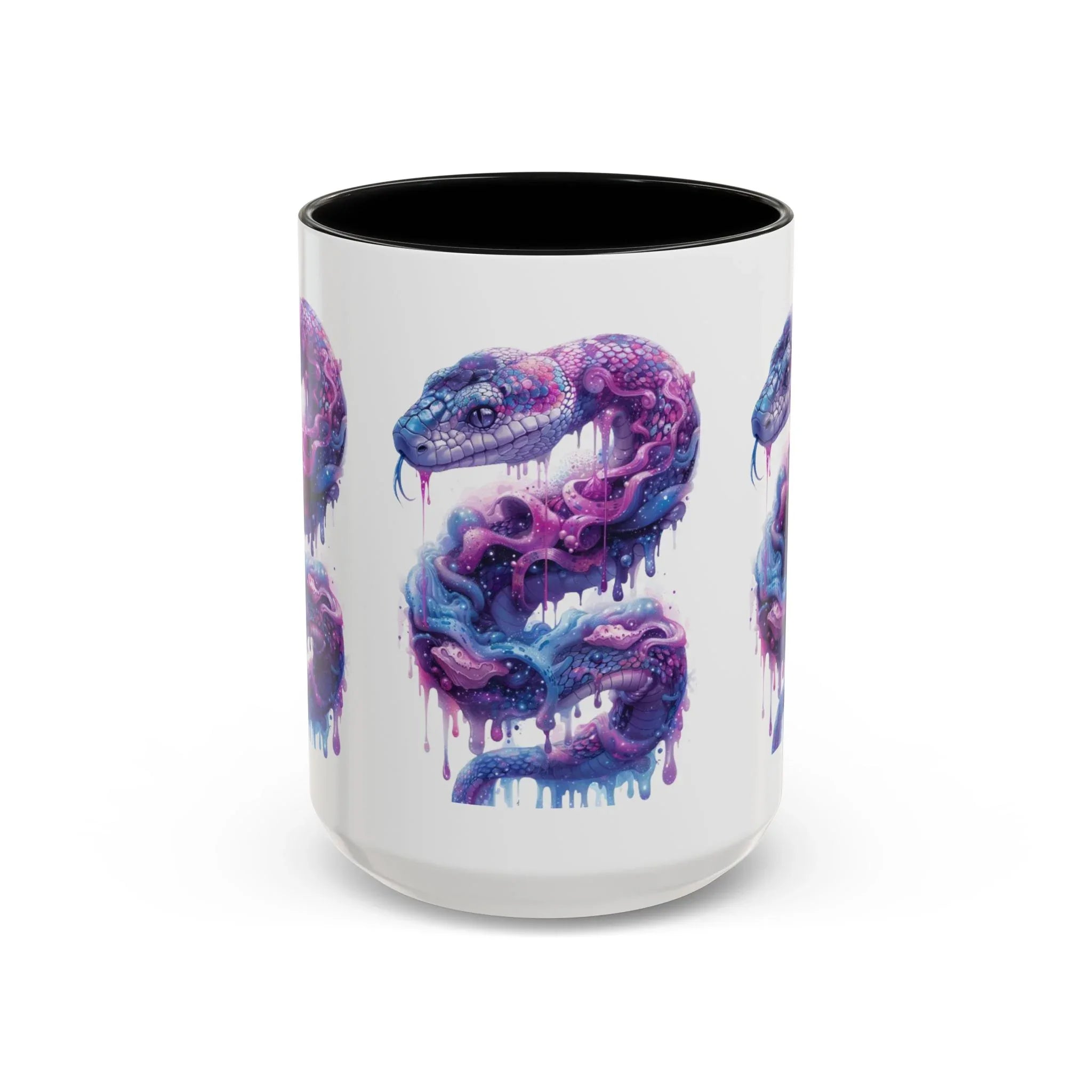 Psychedelic Ouroboros Snake Mug | Rainbow Galaxy Fractal Mushrooms - 250 USA Celebration