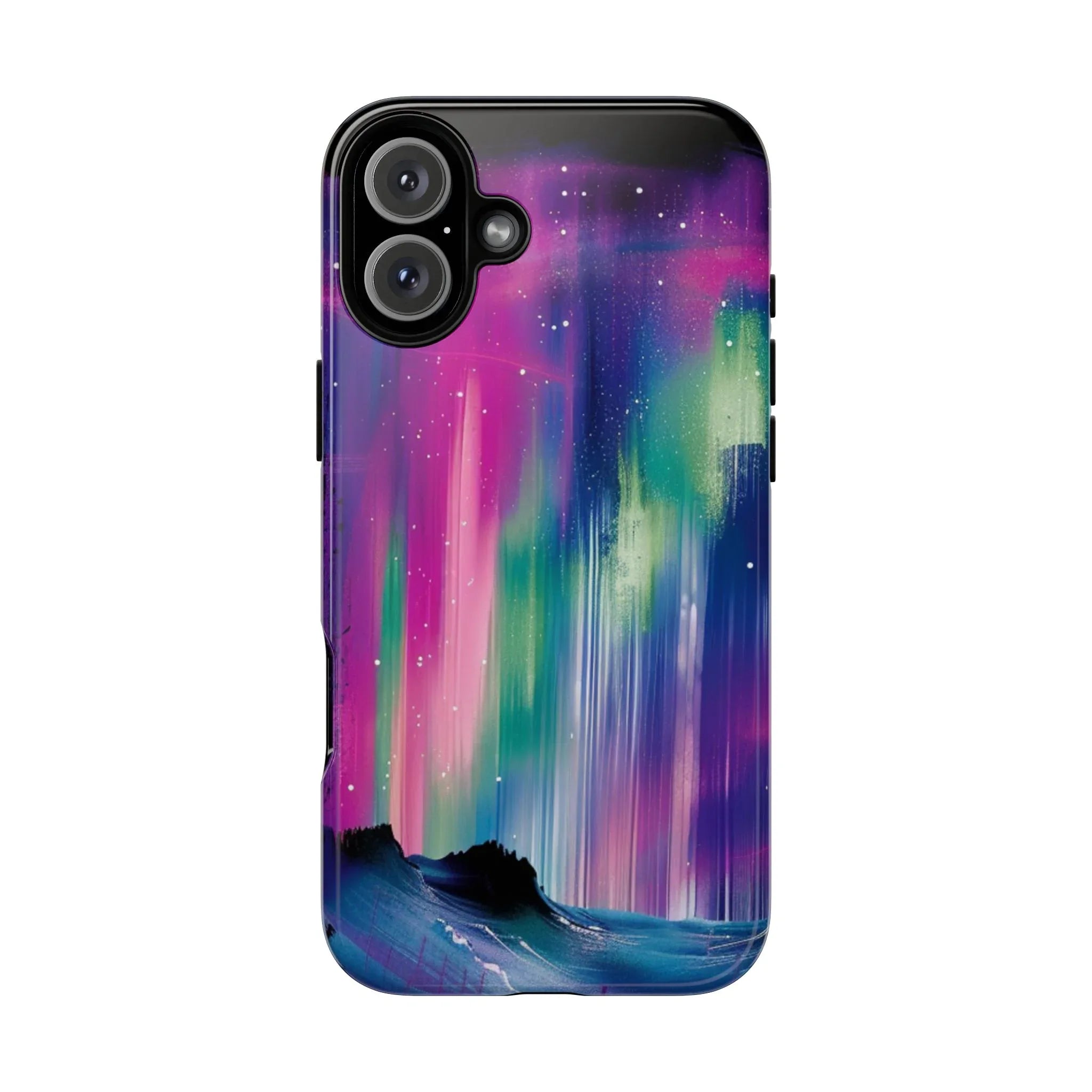 Aurora Borealis Phone Case | Tough iPhone Case, Northern Lights Sky - 250 USA Celebration