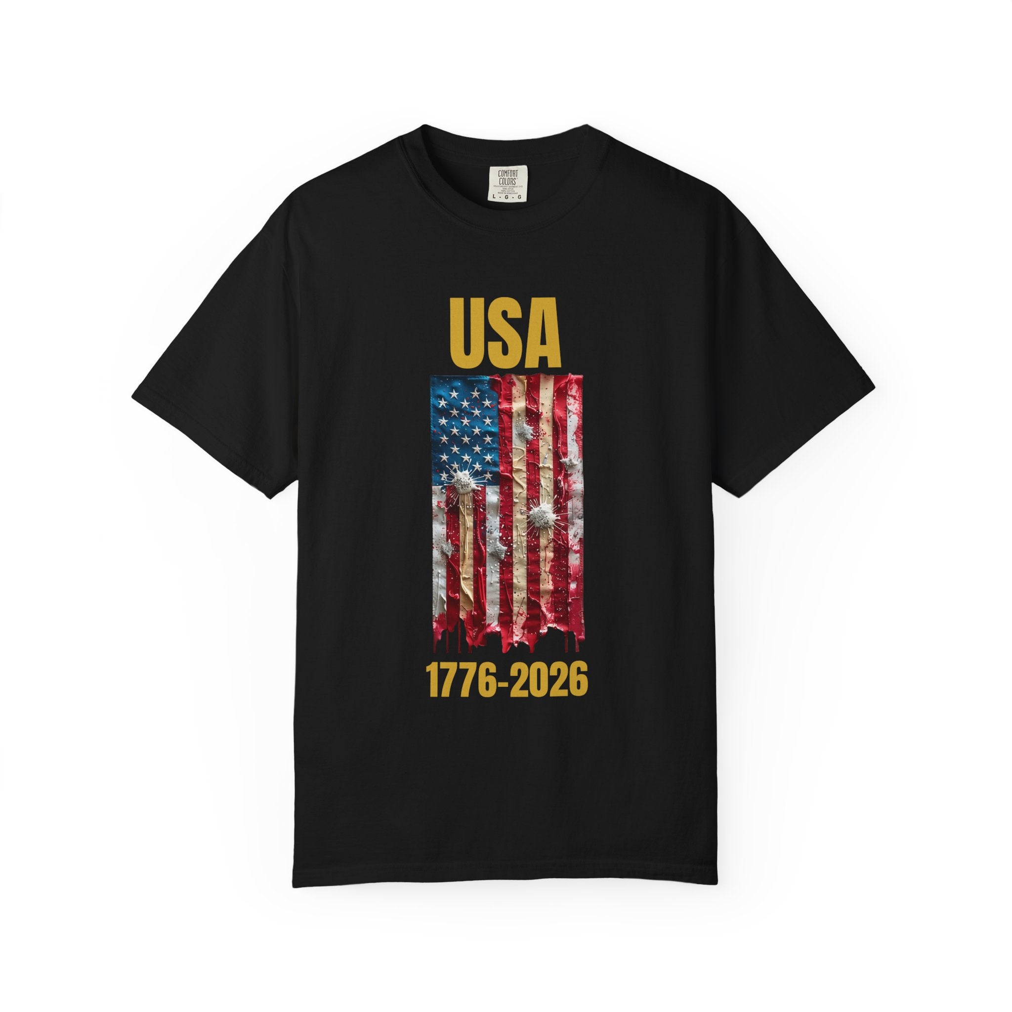 Official 250th 1776–2026 Vintage Flag T-Shirt