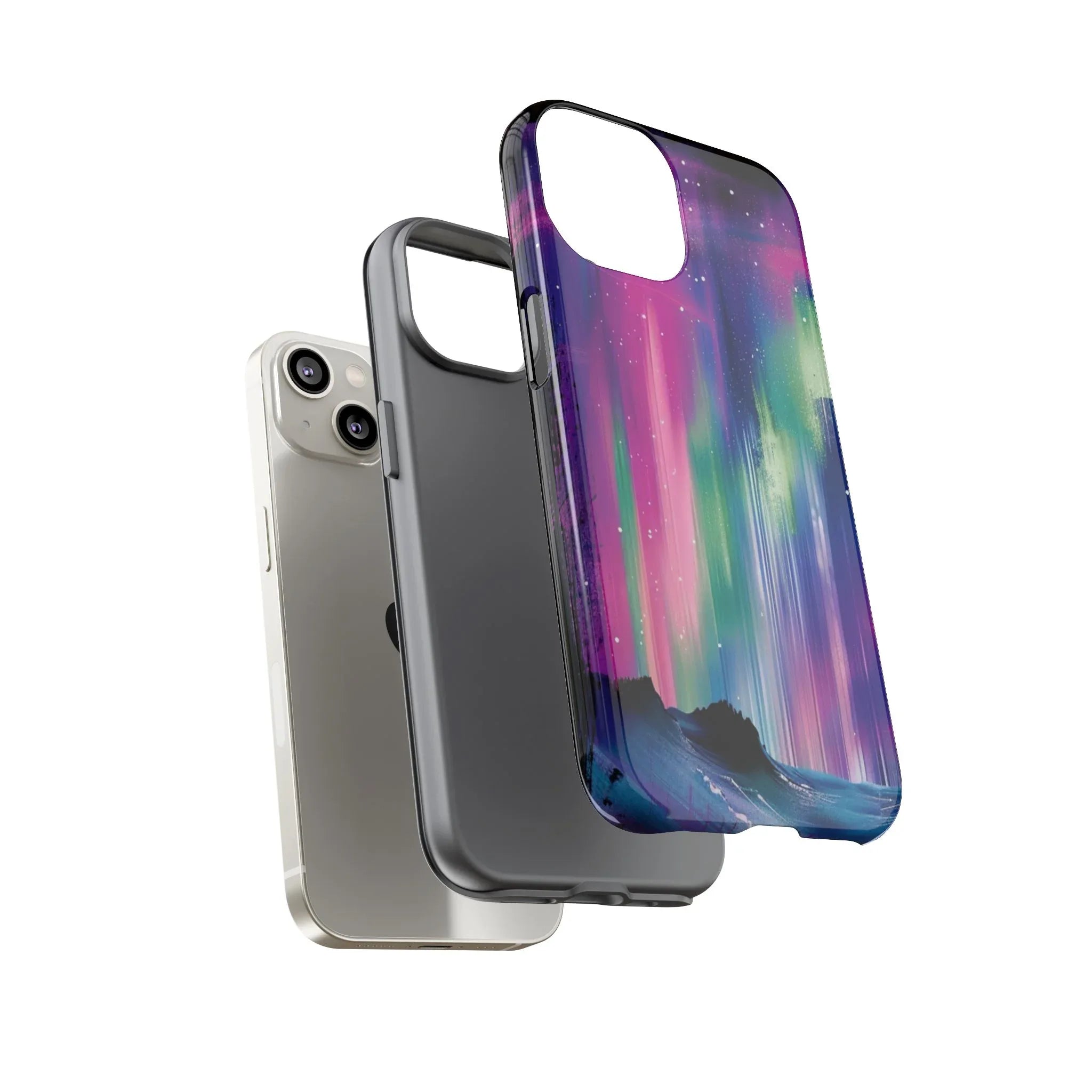 Aurora Borealis Phone Case | Tough iPhone Case, Northern Lights Sky - 250 USA Celebration