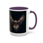 Fiery Flying Eagle Mug | Accent Coffee Mug 11oz 15oz - 250 USA Celebration