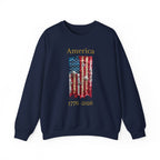 America 1776-2026 Flag Crewneck Sweatshirt