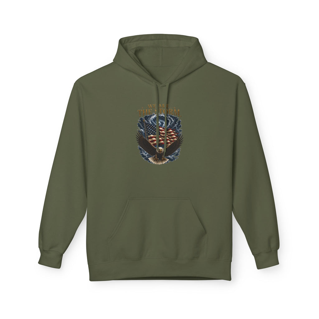 Freedom Forged Here American Flag Hoodie | Patriotic USA