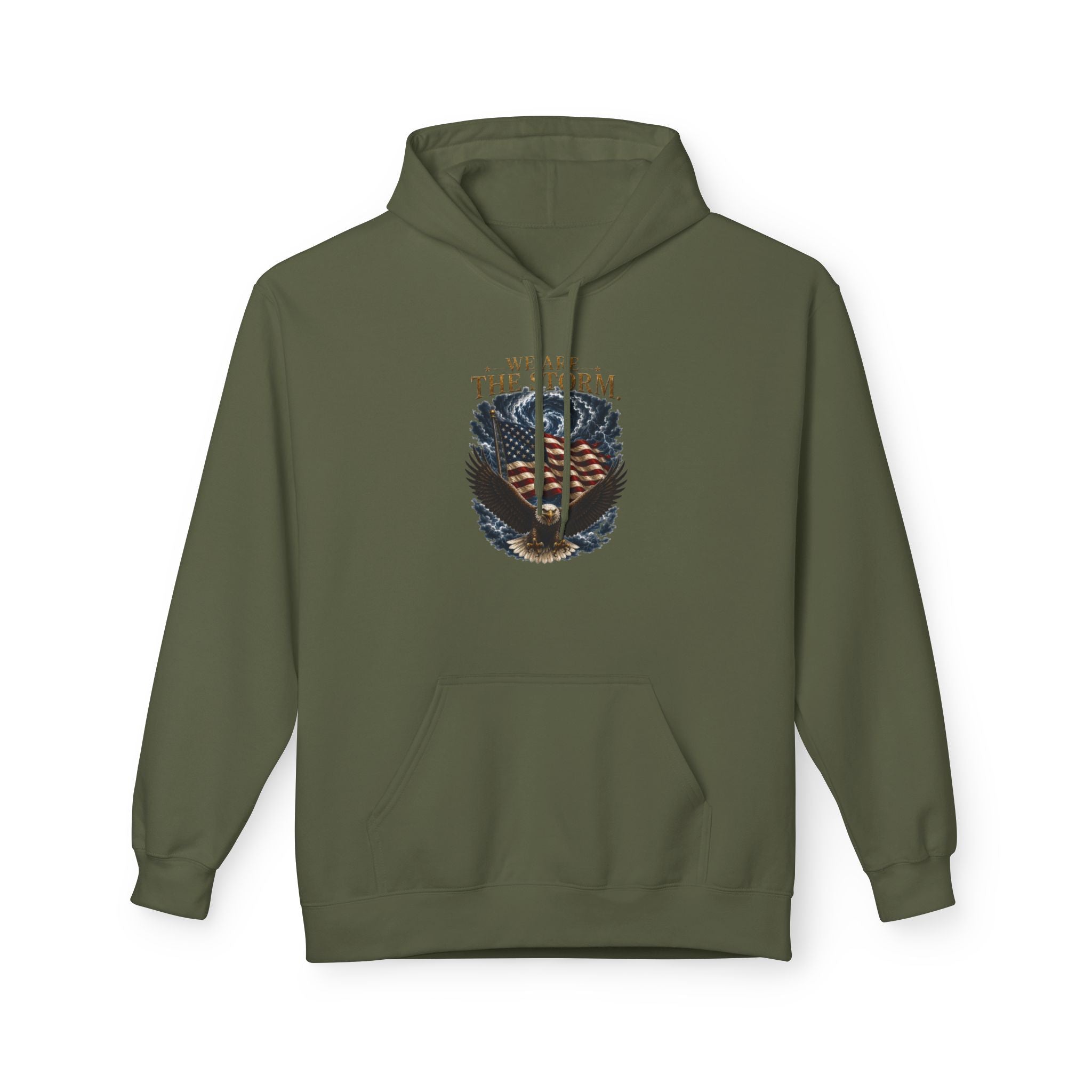 Freedom Forged Here American Flag Hoodie | Patriotic USA