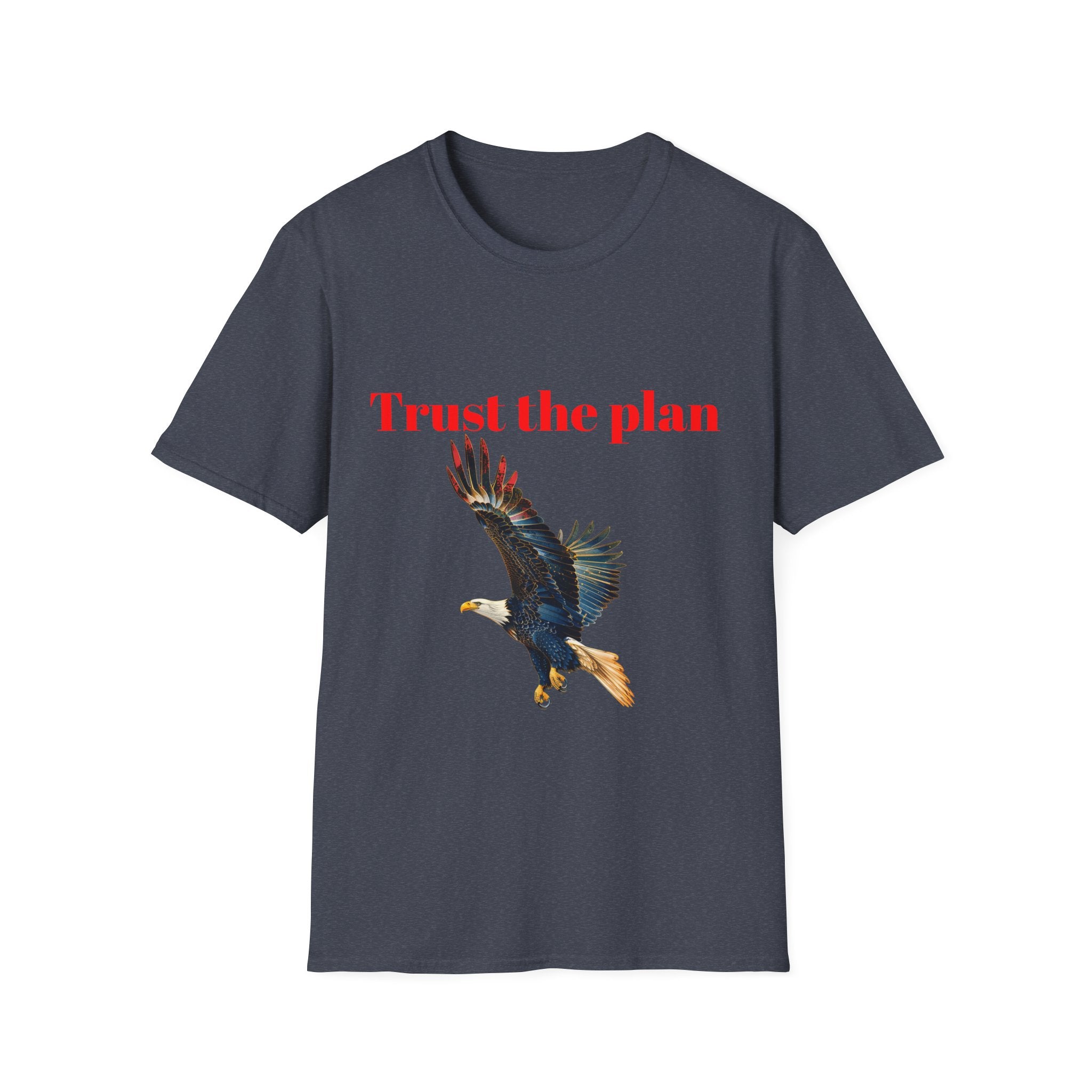 Trust the Plan eagle T-Shirt | Flying Bald Eagle graphic tee