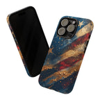 Patriotic Phone Case, Tough Cases with American Flag Design, Stylish Phone Accessories, USA Pride Gift, Durable Cases for All Occasions - 250 USA Celebration