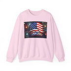 USA 250 American Flag Sweatshirt | 250th United States Celebration - 250 USA Celebration
