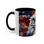 Patriotic Eagle Coffee Mug - Bold American Bald Eagle Art (11/15oz)