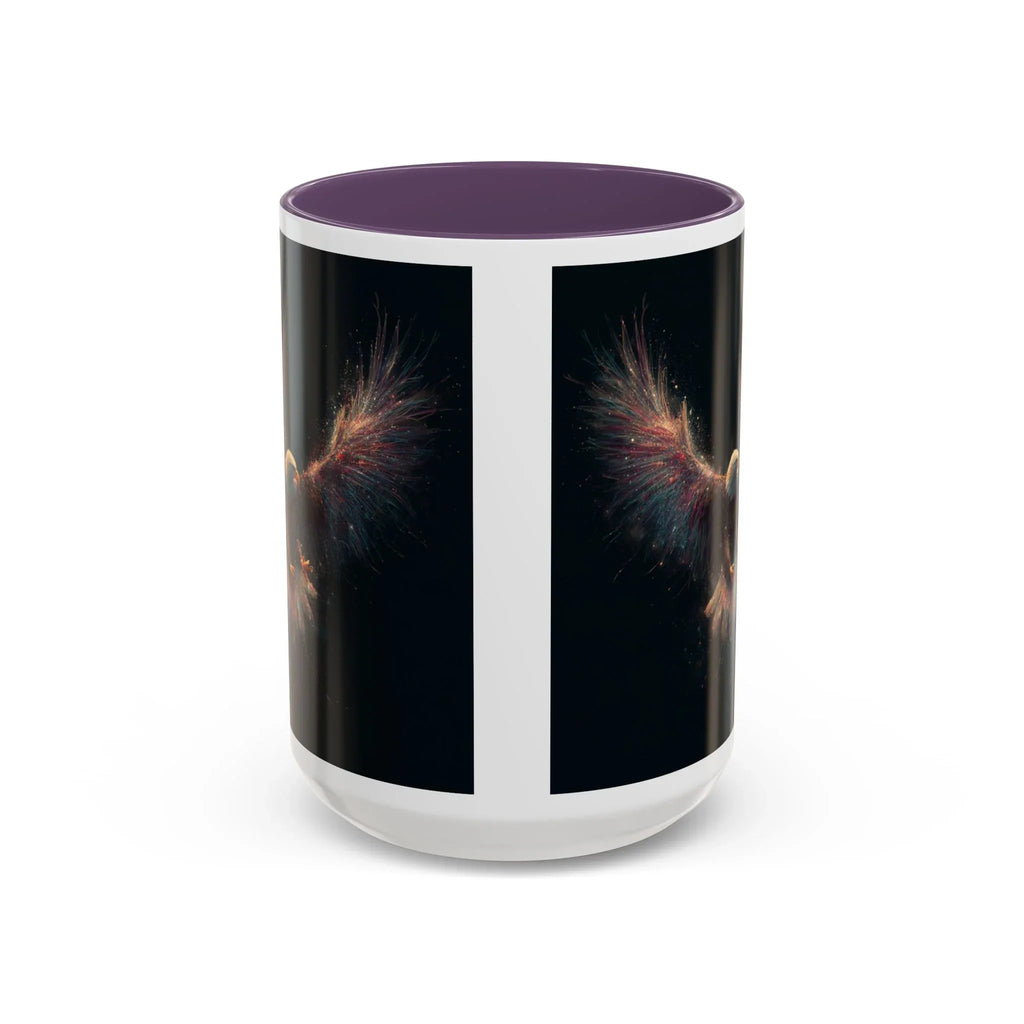 Fiery Flying Eagle Mug | Accent Coffee Mug 11oz 15oz - 250 USA Celebration