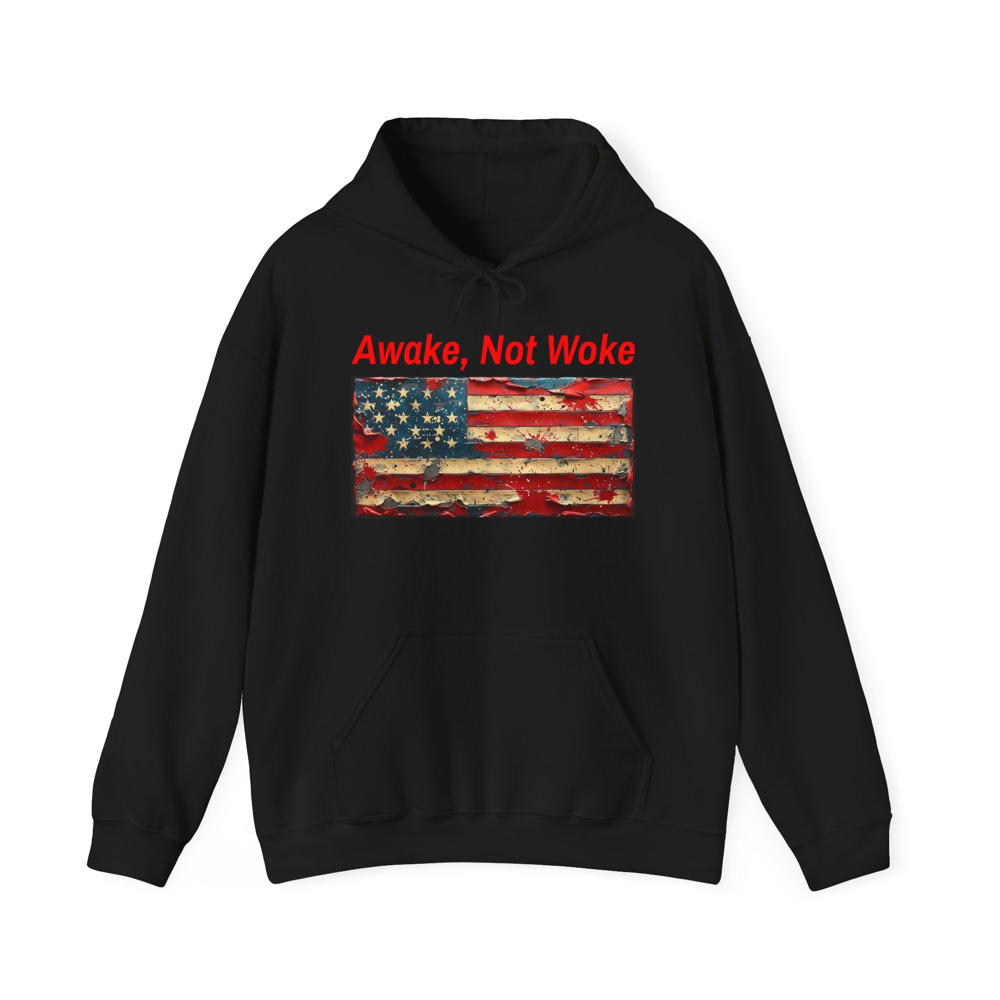 Awake Not Woke Hoodie | Political Statement Sweatshirt